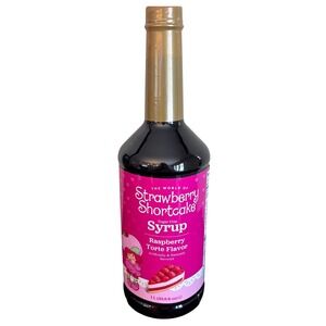 Strawberry Shortcake | Sugar Free Syrup | Raspberry Torte | 1L 33.8 fl oz NEW